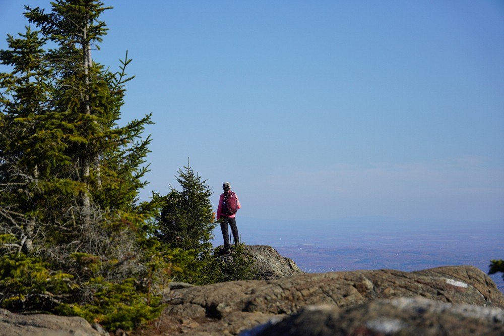 Une des quatre participantes a&icirc;n&eacute;es lors d'un entra&icirc;nement d'&eacute;quipe &agrave; Orford le 20 octobre