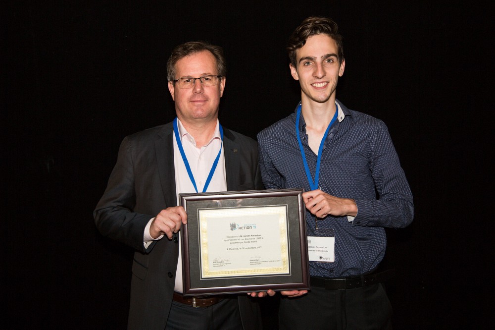 Sylvain Perras,&nbsp;Directeur et CIO du&nbsp;Service des technologies de l'information &agrave; la Ville de Montr&eacute;al et&nbsp;J&eacute;r&eacute;mi Panneton, &eacute;tudiant &agrave; l'Universit&eacute; de Sherbrooke.