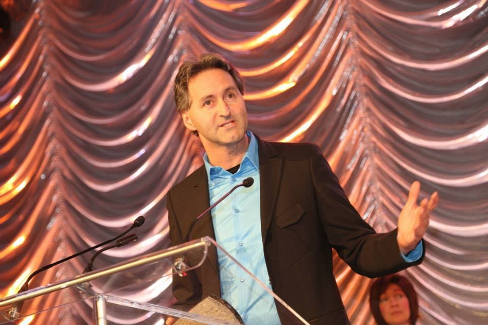 Mario Tr&eacute;panier, directeur du Centre culturel, au Gala Reconnaissance Estrie du 20 f&eacute;vrier.