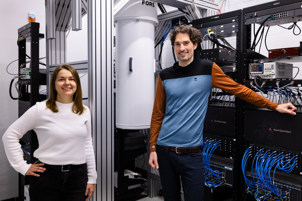 Anastasiia Pusenkova et Maxime Dion &agrave; l&rsquo;Espace Quantique 1