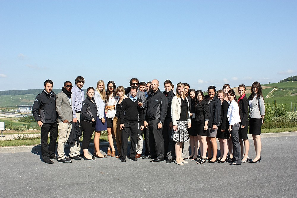 Le groupe Euro marketing 2011 de la Facult&eacute; d'administration de l'Universit&eacute; de Sherbrooke.