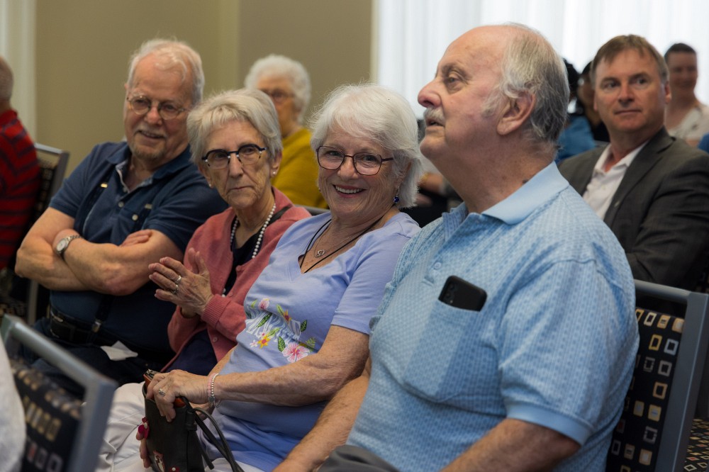 Le lancement de cette &eacute;tude a eu lieu le 2&nbsp;juin &agrave; la R&eacute;sidence V&uuml; de Sherbrooke en pr&eacute;sence des r&eacute;sidentes et r&eacute;sidents et partenaires de l&rsquo;&eacute;tude.
