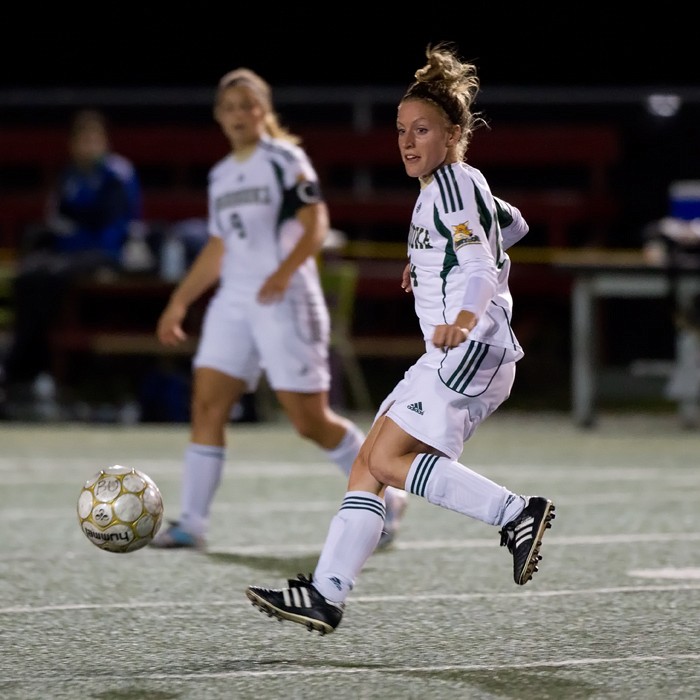 Jos&eacute;e B&eacute;langer a &eacute;t&eacute; choisie joueuse du par excellence au terme du match.