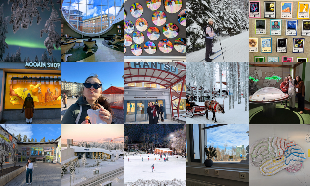 Ces photos ont &eacute;t&eacute; captur&eacute;es par Jessica Boulanger, &eacute;tudiante &agrave; la ma&icirc;trise en sciences de l&rsquo;&eacute;ducation, lors de son s&eacute;jour en Finlande. Elles t&eacute;moignent de moments significatifs v&eacute;cus dans le cadre de sa recherche, de visites dans les &eacute;coles, de formations ou simplement en tant que voyageuse.