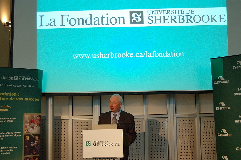 Me Luc R. Borduas, pr&eacute;sident de La Fondation de l'UdeS