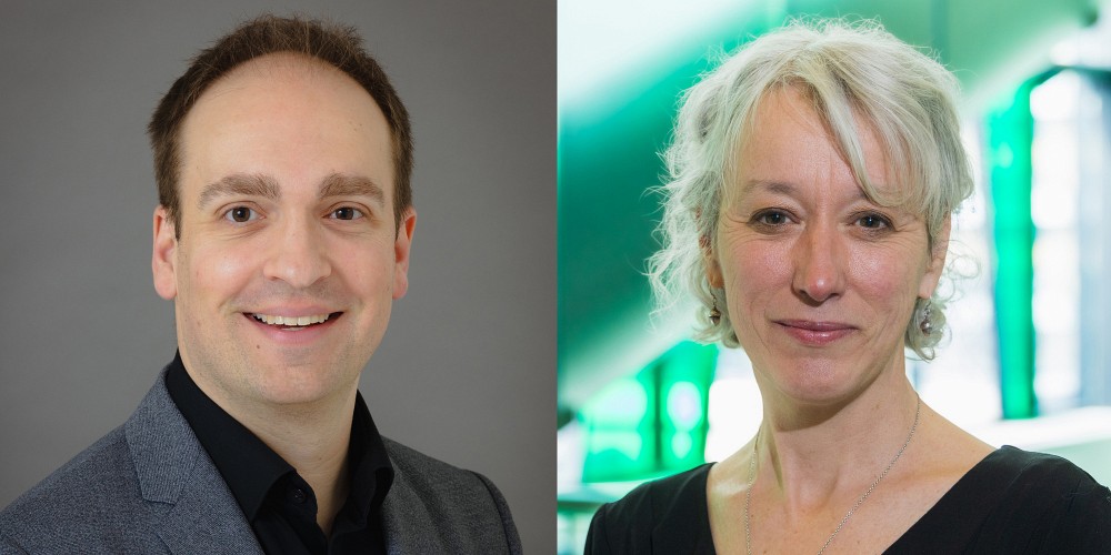 Pr J&eacute;r&ocirc;me Gauvin-Lepage, nouveau vice-doyen de l&rsquo;&Eacute;cole des sciences infirmi&egrave;res et Pre Chantal Sylvain, nouvelle vice-doyenne de l&rsquo;&Eacute;cole de r&eacute;adaptation