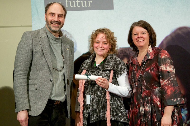 Constance Denis a d&eacute;croch&eacute; le premier prix pour son affiche intitul&eacute;e &Eacute;l&egrave;ves atteints de dyslexie&nbsp;: quelles sont les pratiques au secondaire?