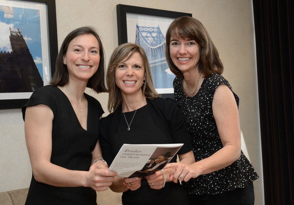 Marie-Eve Couture M&eacute;nard, M&eacute;lanie Bourassa Forcier&nbsp;et Anne-Marie Savard.