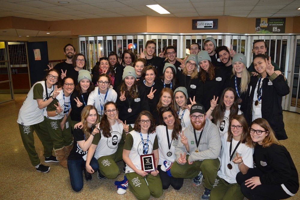 D&eacute;l&eacute;gation de l'UdeS &agrave; l'&eacute;dition 2016 des Jeux de la communication