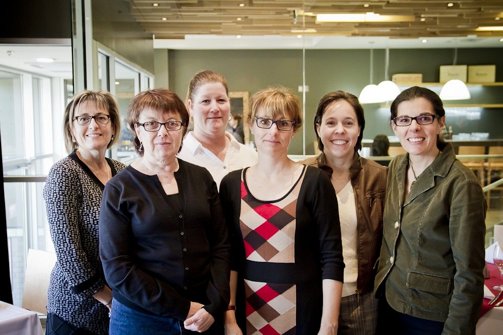 De gauche &agrave; droite&nbsp;: Johanne Drouin, Diane Robert, Chantal Brunet, Anne Gagnon, Brenda Gareau et Marilyn Cantara