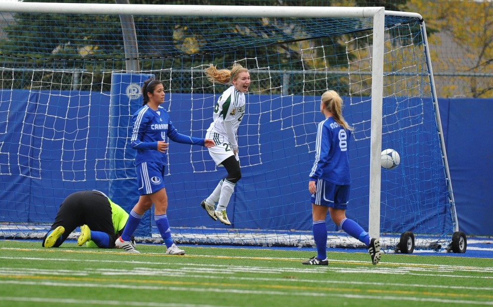 Marie-&Egrave;ve Jacques a marqu&eacute; le but de la victoire &agrave; la 32e&nbsp;minute de jeu.