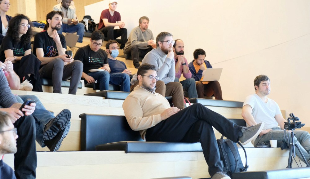 Participants aux portes ouvertes de l'AlgoLab