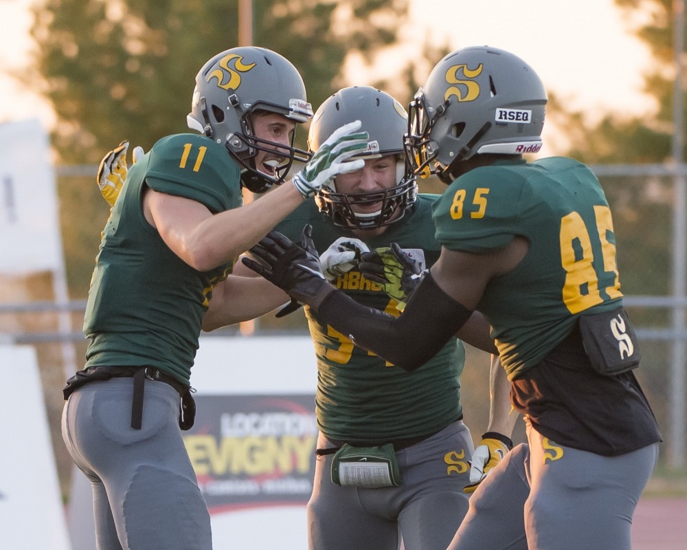 Jean-Rapha&euml;l Moisan, Anthony Tanguay et Oumar Tour&eacute;.
