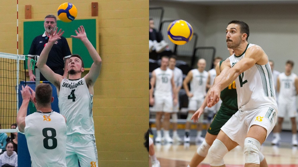 Photo de gauche : Vert & OrPhoto de droite : James West / UNB Athletics