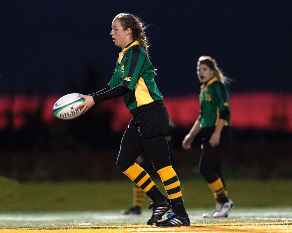 Marjolaine Lanthier a &eacute;t&eacute; la joueuse la plus efficace offensivement avec un essai et deux converti.