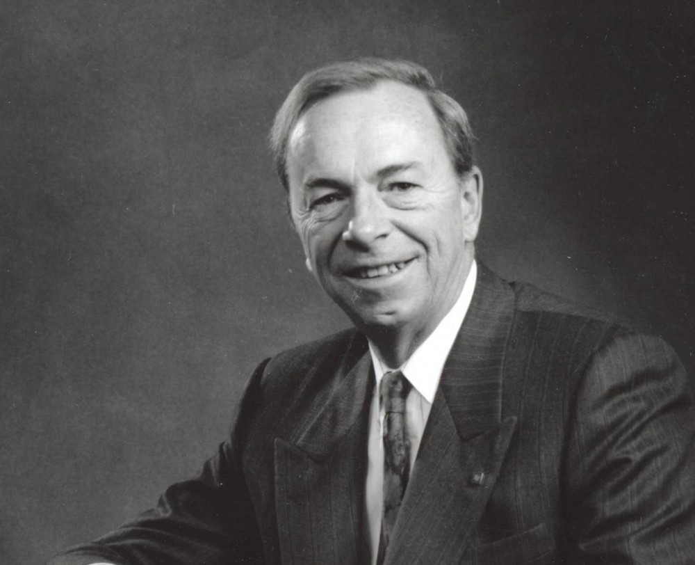Le professeur Ald&eacute;e Cabana, sixi&egrave;me recteur de l&rsquo;Universit&eacute; de Sherbrooke, de 1985 &agrave; 1993.