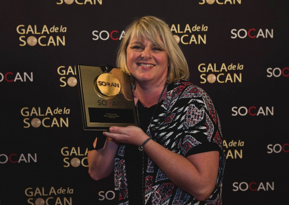 Christine Jensen, charg&eacute;e de cours en &eacute;criture et composition jazz &agrave; l'&Eacute;cole de musique de l'UdeS