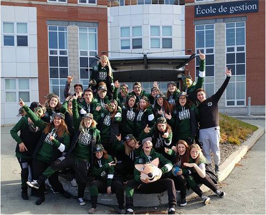 La d&eacute;l&eacute;gation &eacute;tudiante du Symposium GRH 2016 de l'&Eacute;cole de gestion de l'Universit&eacute; de Sherbrooke.
