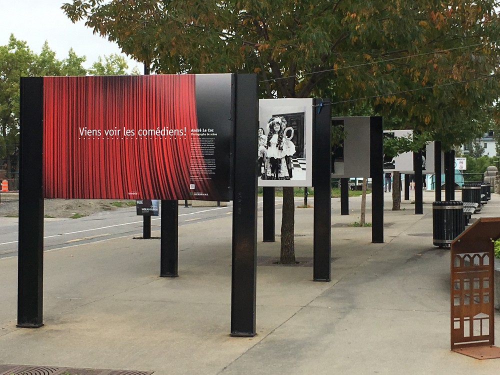 Exposition Andr&eacute; Le Coz. Viens voir les com&eacute;diens!