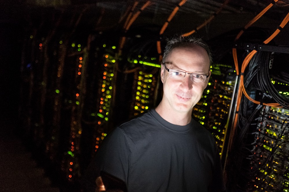 Michel Barrette, analyste de syst&egrave;mes au Centre de calcul scientifique.