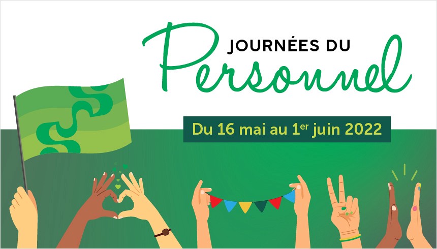 L'&eacute;dition 2022 des JDP combine un d&eacute;fi sportif &agrave; compter du 16&nbsp;mai et un grand rassemblement du personnel le 1er&nbsp;juin