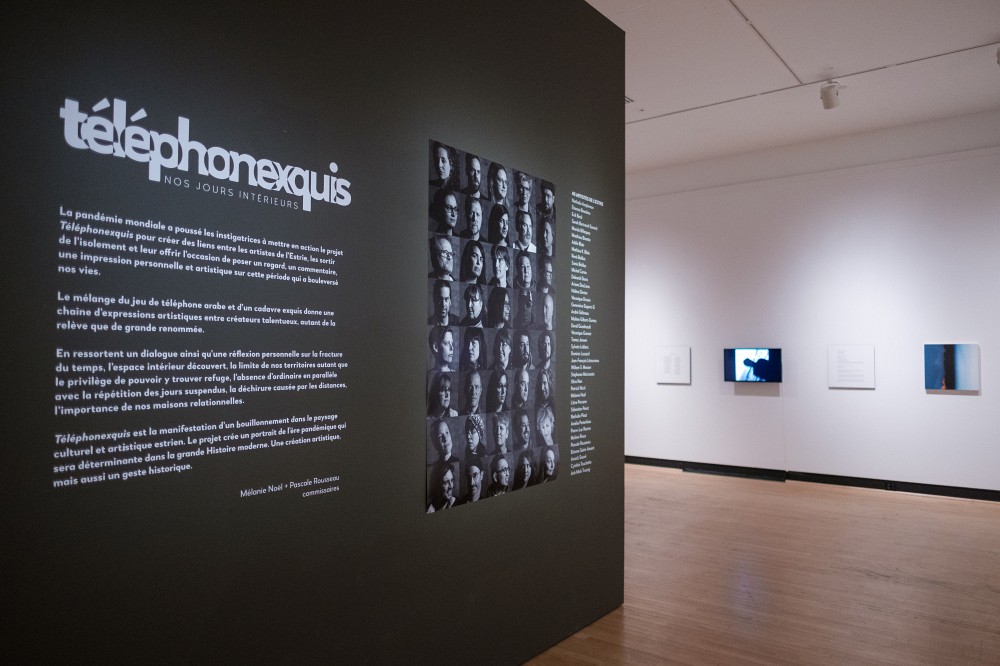 T&eacute;l&eacute;phonexquis&nbsp;se veut un m&eacute;lange du jeu de t&eacute;l&eacute;phone arabe et d'un cadavre exquis. Une cha&icirc;ne d'expressions artistiques entre cr&eacute;ateurs talentueux de l'Estrie.