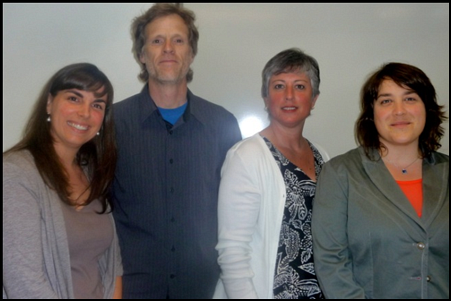 Sophie THIBAULT, St&eacute;phane LAJEUNESSE, Natalie BELZILE, et Nathalie THIBAULT, laur&eacute;ats de la ma&icirc;trise en enseignement au coll&eacute;gial ont pr&eacute;sent&eacute;s les r&eacute;sultats de leur d&eacute;marche.