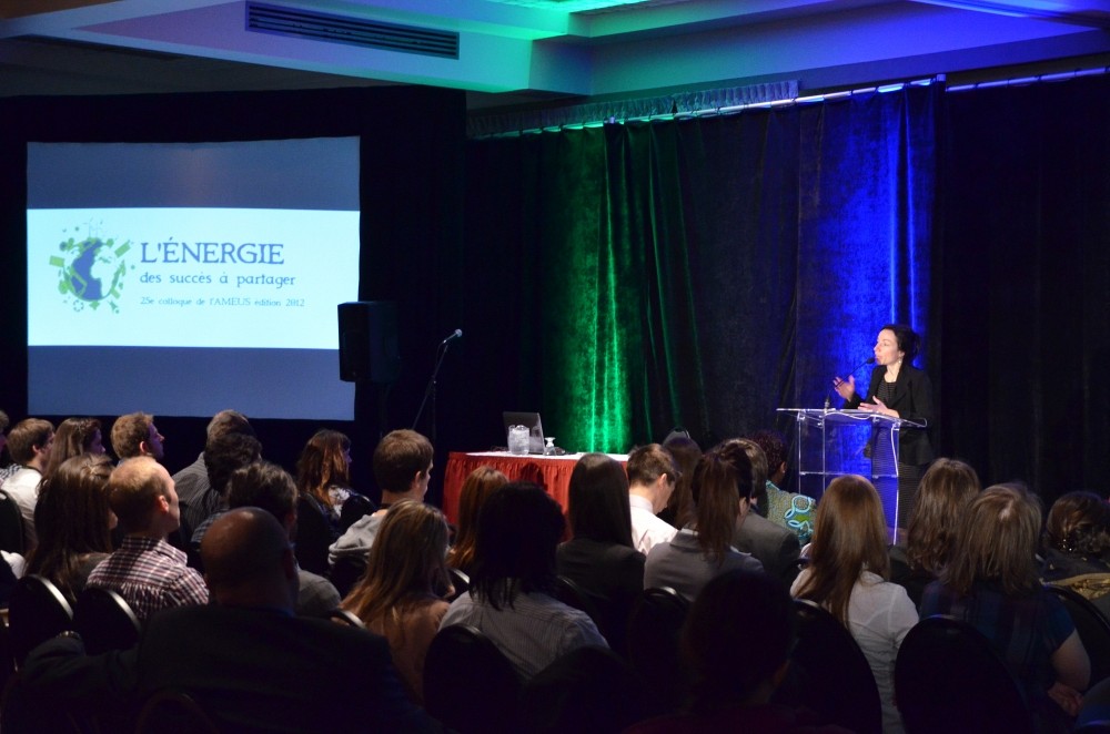 La ministre des Ressources Naturelles, Mme Martine Ouellet.