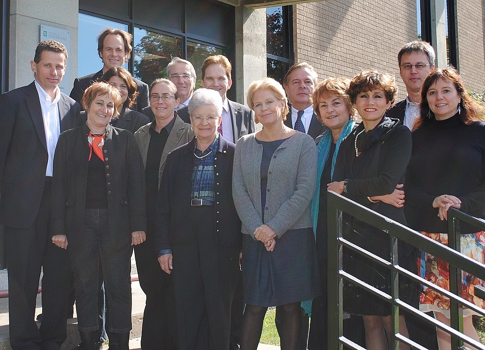 Coll&egrave;gues fran&ccedil;ais et qu&eacute;b&eacute;cois r&eacute;unis.