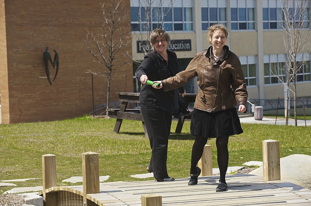 Rachel B&eacute;lisle, professeure au D&eacute;partement d'orientation professionnelle, et Colette No&euml;l, finissante &agrave; la ma&icirc;trise en orientation