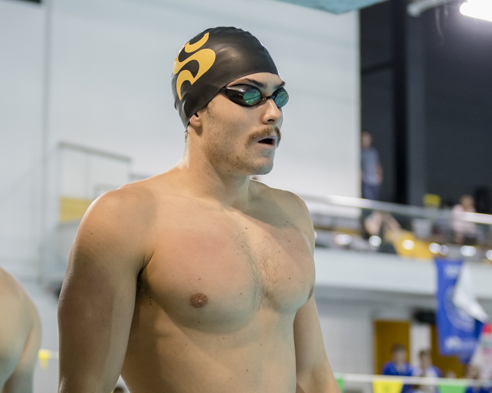 Le nageur vedette du Vert & Or Jonathan Naisby.