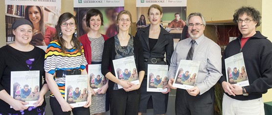 Les sept r&eacute;cipiendaires de bourses d'excellence.