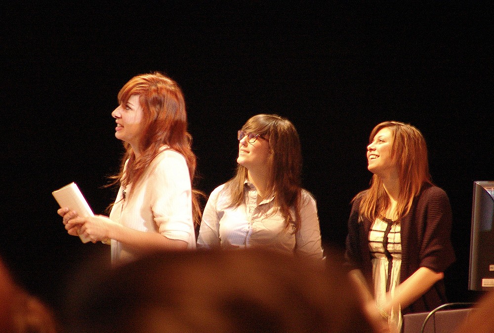 Rosalie Champagne, &Eacute;milie Poirier et Marie-No&euml;l Hade, des Bacheli&egrave;res.