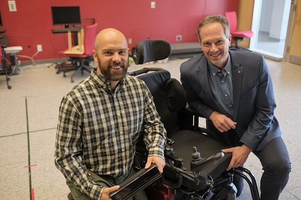 Mathieu Labb&eacute; et Fran&ccedil;ois Michaud