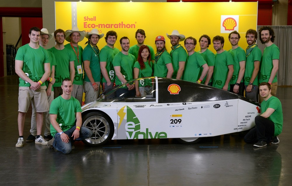 L'&eacute;quipe du projet de v&eacute;hicule &eacute;lectrique E-Volve a remport&eacute; la 1re&nbsp;place au Shell Eco-marathon Americas.