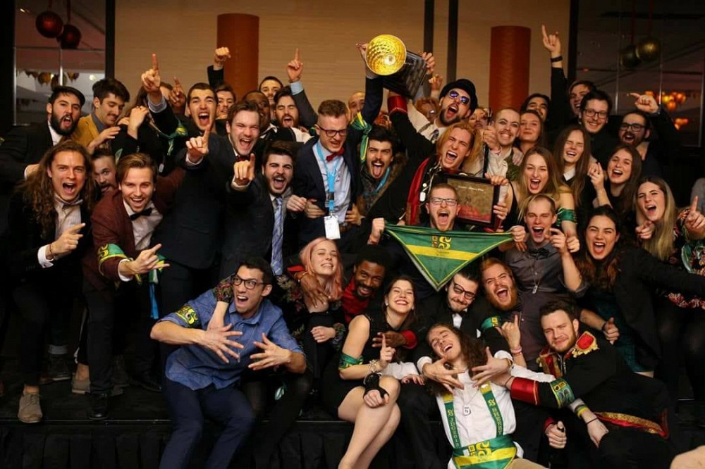 D&eacute;l&eacute;gation sherbrookoise qui a particip&eacute; &agrave; la 28e &eacute;dition des Jeux de g&eacute;nie du Qu&eacute;bec