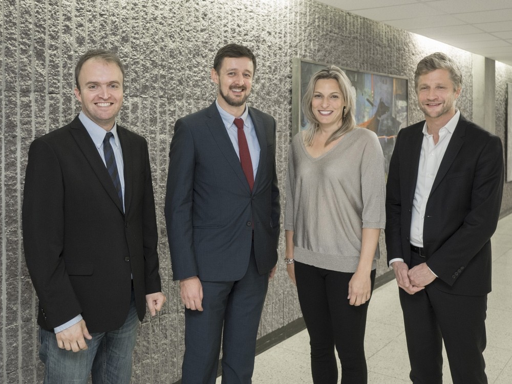 David Pavot, Frank Latty, Genevi&egrave;ve Dufour et Julien Sieveking.