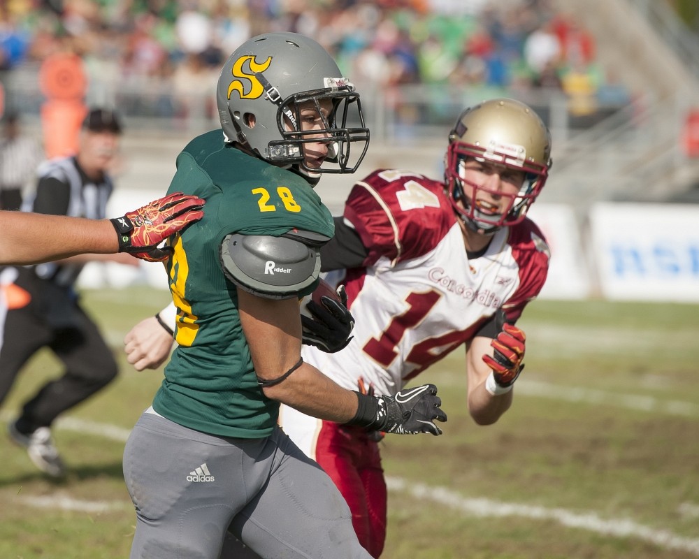 Le retourneur F&eacute;lix Bouthillier a c&eacute;l&eacute;br&eacute; son retour au jeu avec deux touch&eacute;s.