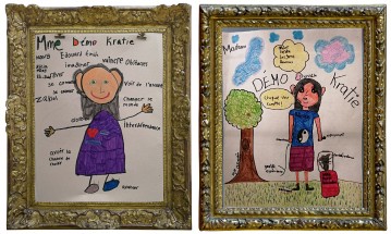 Mme D&eacute;mo Kratie vue par les &eacute;l&egrave;ves de l'&eacute;cole La Travers&eacute;e.