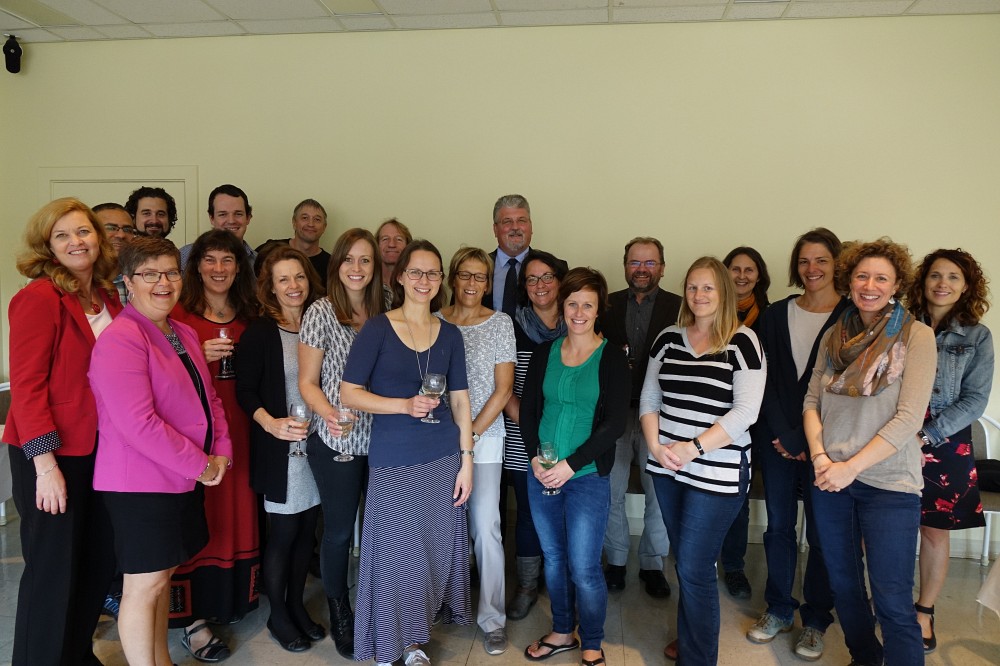 Les finissantes et finissants du MIPEC du C&eacute;gep de Rimouski et de l'Institut maritime du Qu&eacute;bec, accompagn&eacute;s des plusieurs membres de la direction et du personnel p&eacute;dagogique de leurs &eacute;tablissements