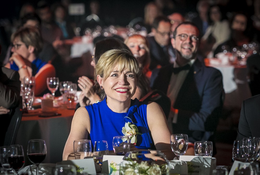 Jo&euml;lle Boisvert lors du Gala du rayonnement le 1er juin dernier.