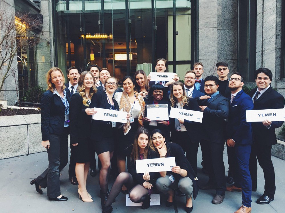 La d&eacute;l&eacute;gation de l'Universit&eacute; &agrave; New York