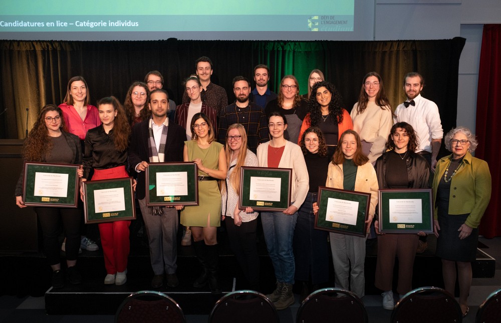 Laur&eacute;ates et laur&eacute;ats de l'&eacute;dition 2023 au Centre culturel.