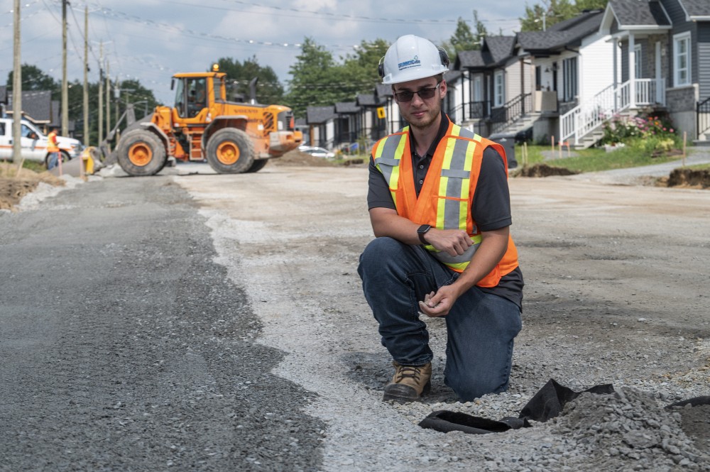 Gabriel Boissoneault-Biron a effectu&eacute; un stage &agrave; la Ville de Drummondville durant l'&eacute;t&eacute; 2021.