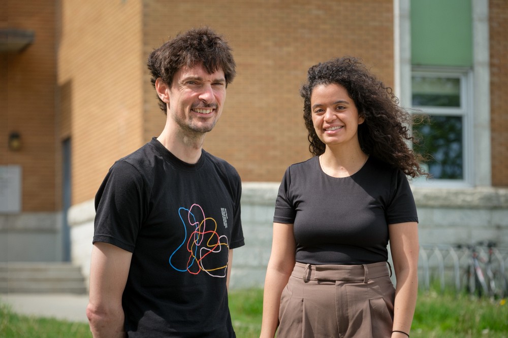 Maxime Dion et Tania BelabbasPhoto : Michel Caron