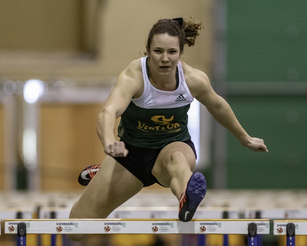 La finissante du Vert & Or, Maude L&eacute;veill&eacute;.