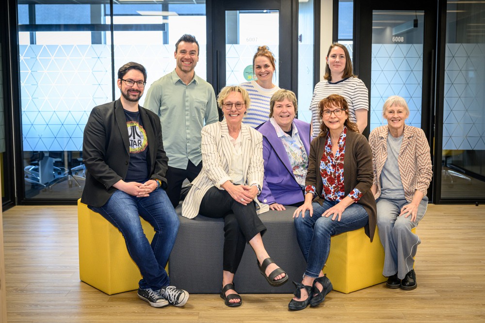 Les membres du conseil d'administration de Culture Sherbrooke, dont Joanne Lamoureux, directrice g&eacute;n&eacute;rale du Centre culturel de l'UdeS