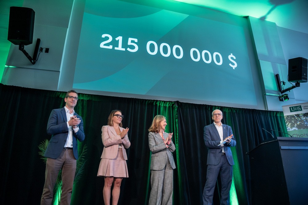 Un cap de 215 M$ a d&eacute;j&agrave; &eacute;t&eacute; franchi, deux ans apr&egrave;s le lancement officiel de la Grande Campagne.