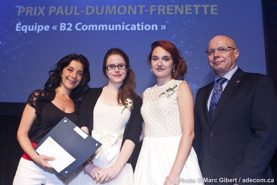Maude Laforce (C&eacute;drom-SNi), V&eacute;ronique Bouffard, Emanuelle Boutin Gilbert et Daniel Boismenu (Ordre des ing&eacute;nieurs du Qu&eacute;bec).