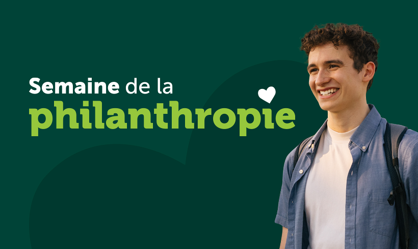 Pour une deuxi&egrave;me ann&eacute;e, l'UdeS tient sa Semaine de la philanthropie du 11 au 15 novembre prochain.
